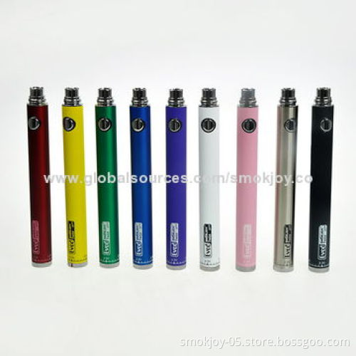 Smokjoy China Wholesale E-cigarette EVOD Twist/VV Batteries with 1,300mAh Capacity